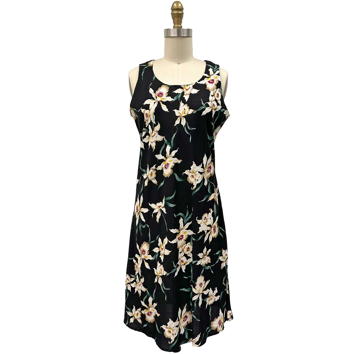 Ladies Star Orchid Tank Dress - Black