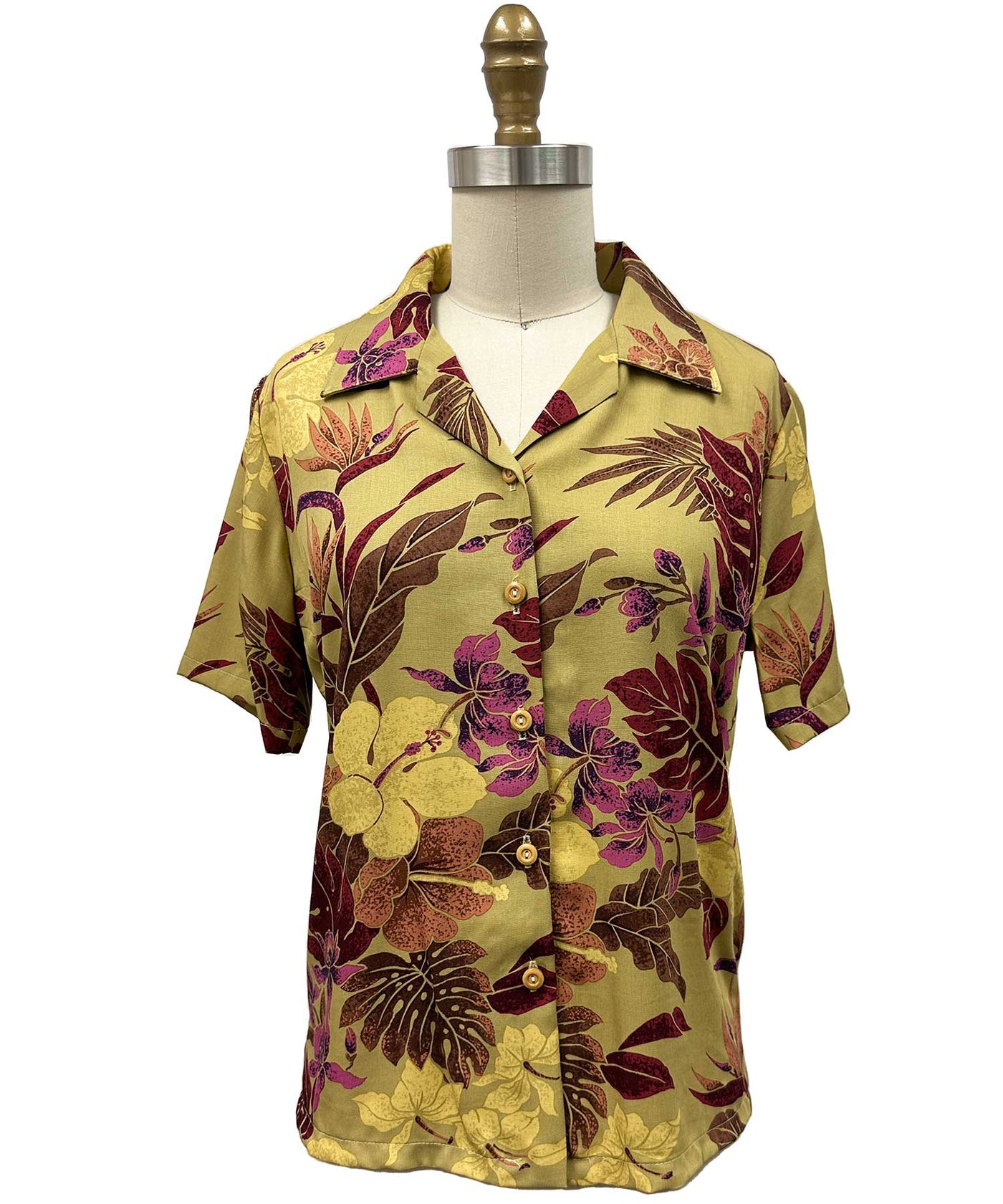 Ladies Hilo Gold Camp Shirt