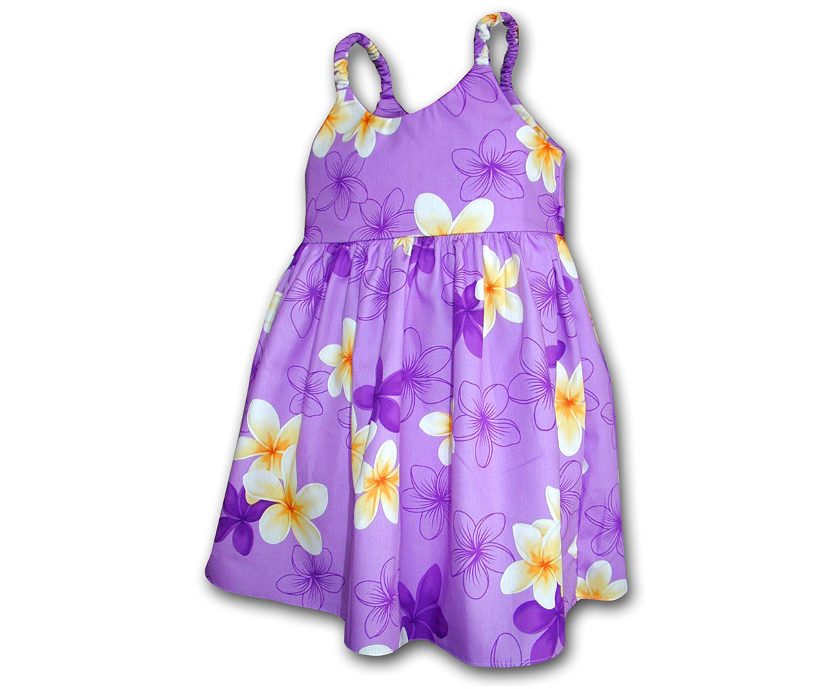 Flower Fruity Lavender Girl's Bungee Dress