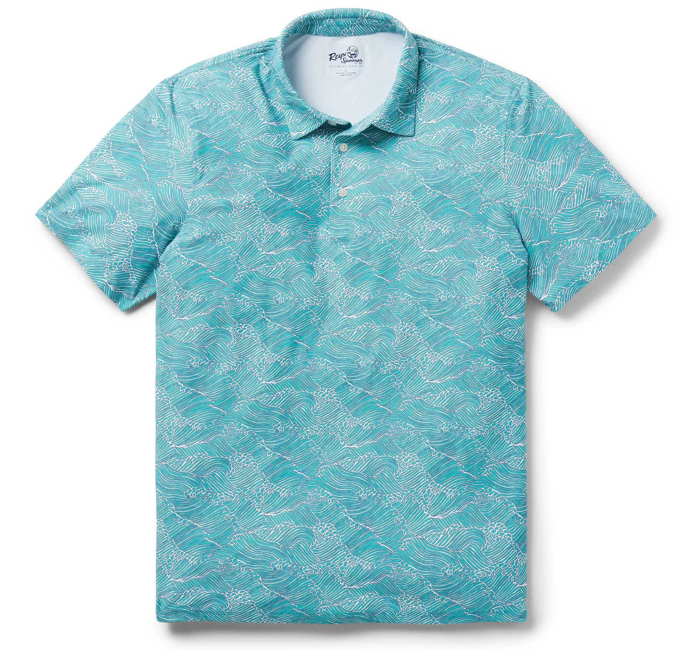 Molokai Channel Performance Polo - Aqua