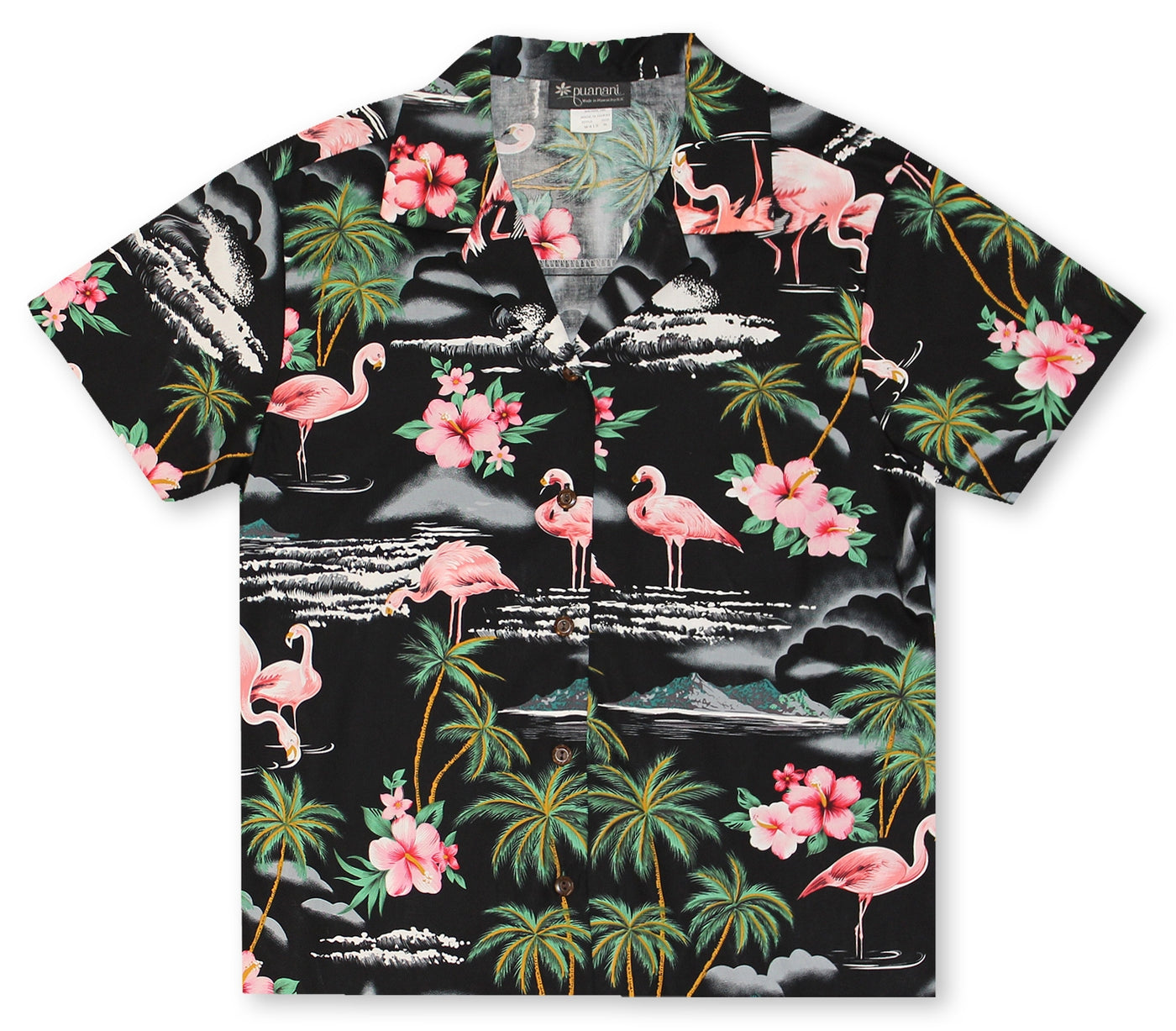 Ladies Flamingos - Black