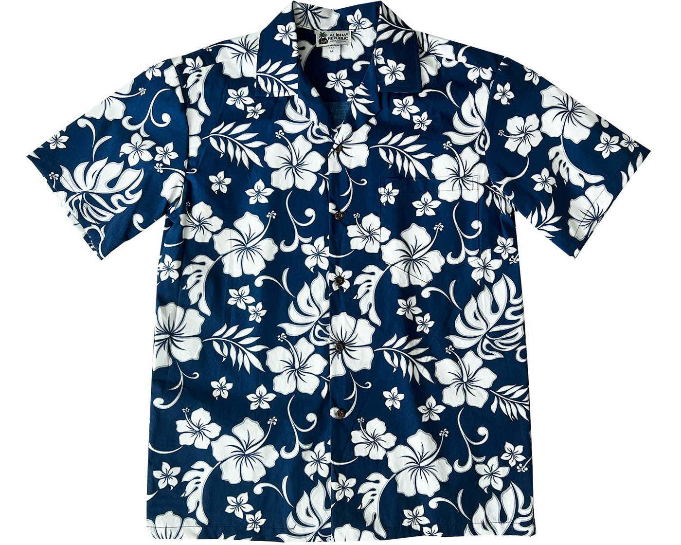 Party Hibiscus - Navy