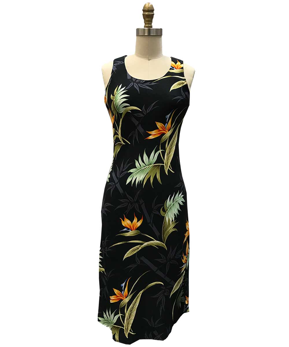 Ladies Bamboo Paradise Short Dress - Black