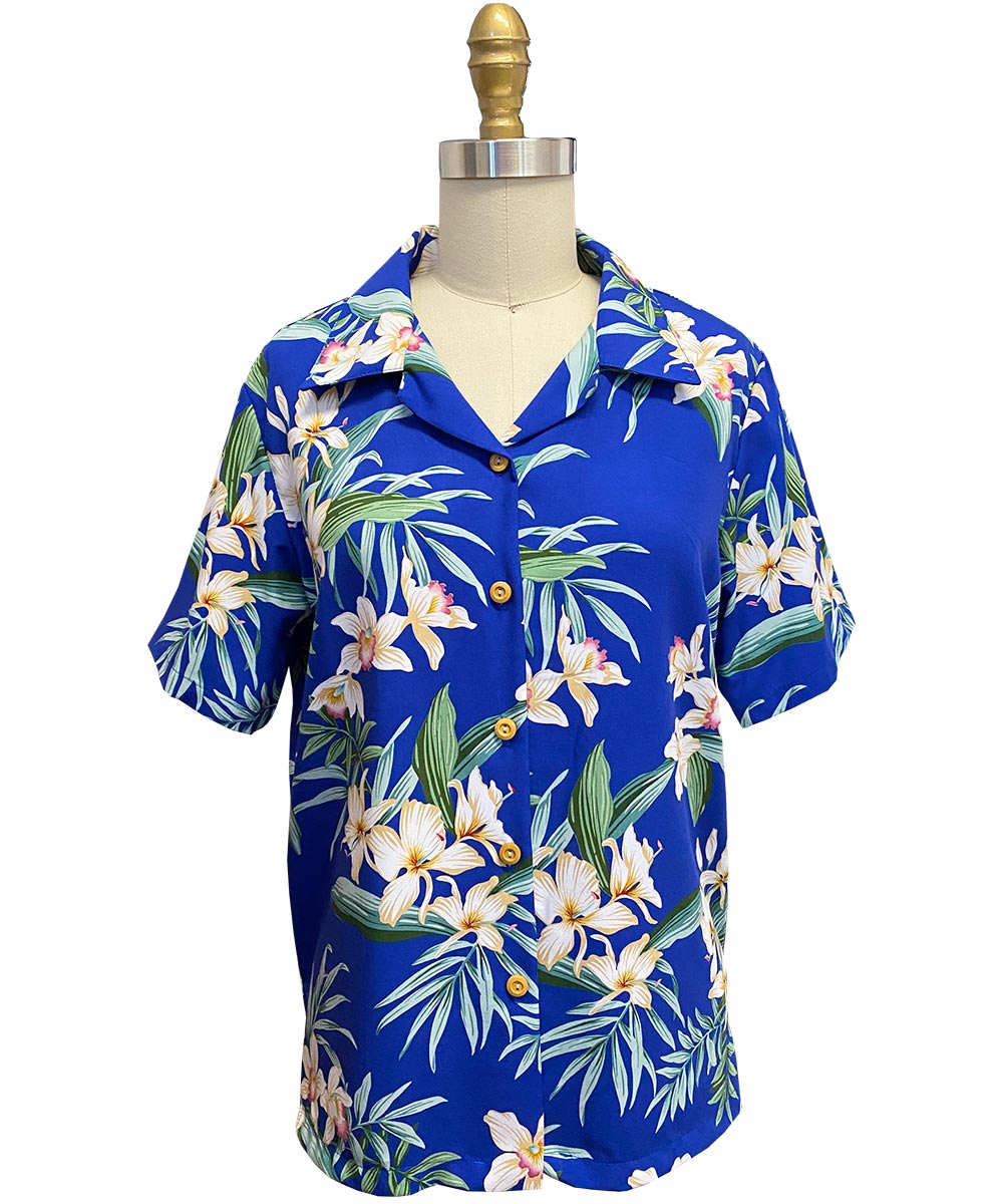 Ladies Orchid Ginger Royal Camp Shirt