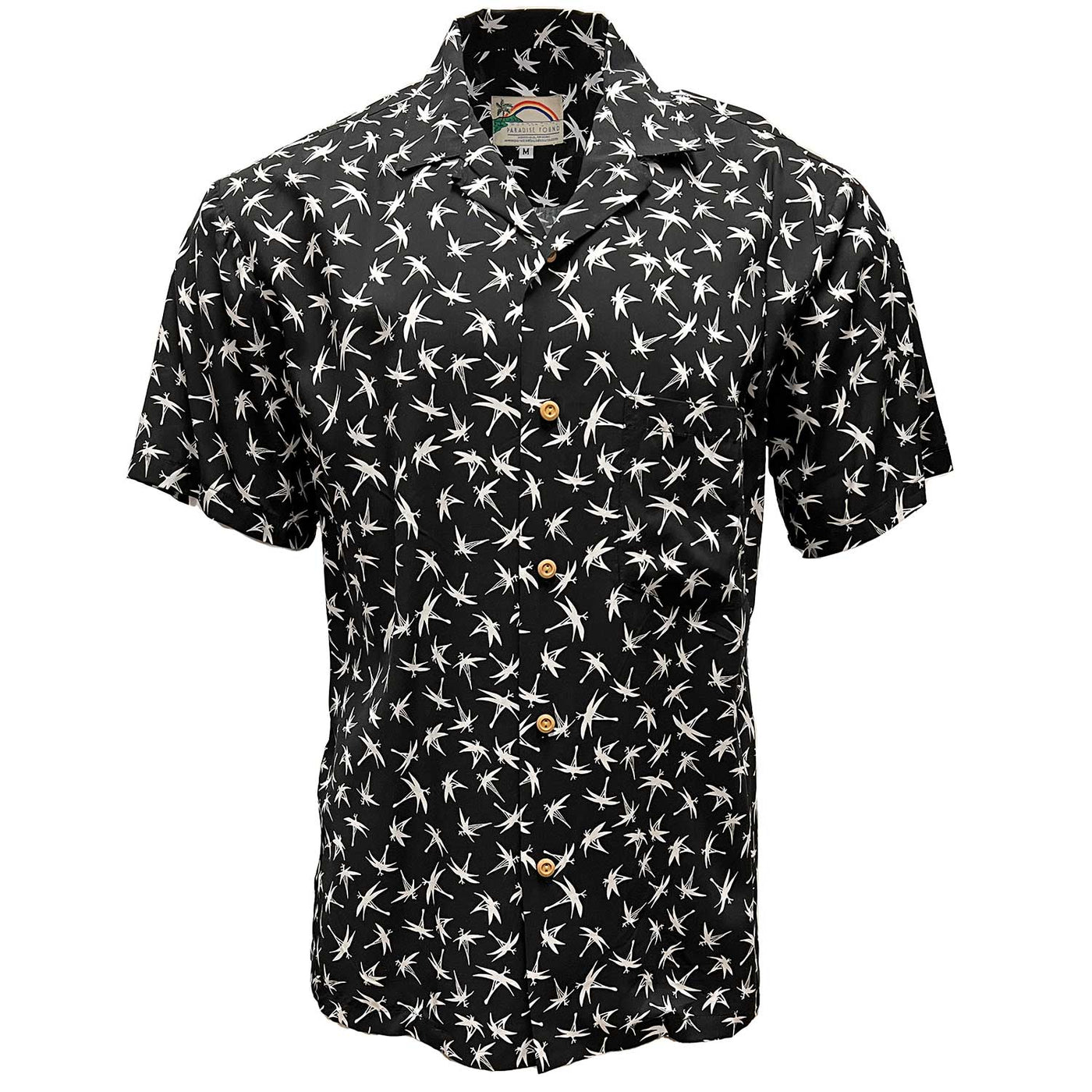 Paradise Found Aloha Shirt - Magnum Bamboo Black