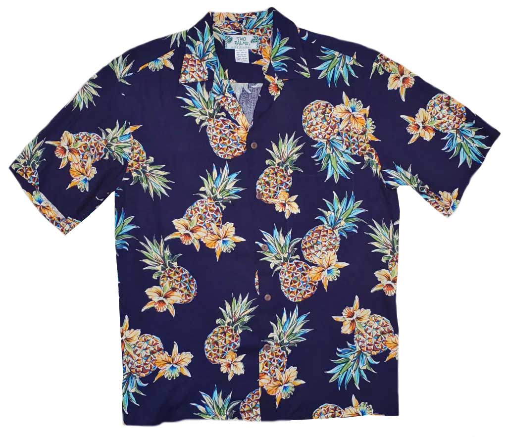 Golden Pineapple - Navy